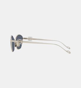 Loewe Metal Cat-eye Frame Sunglasses 57, Packshot View