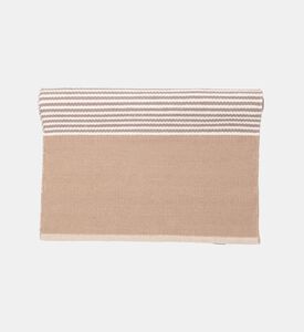 Home Deco and More Arissa Cotton Reversible Kitchen Rug, Grey, 70x140-cm, Packshot View