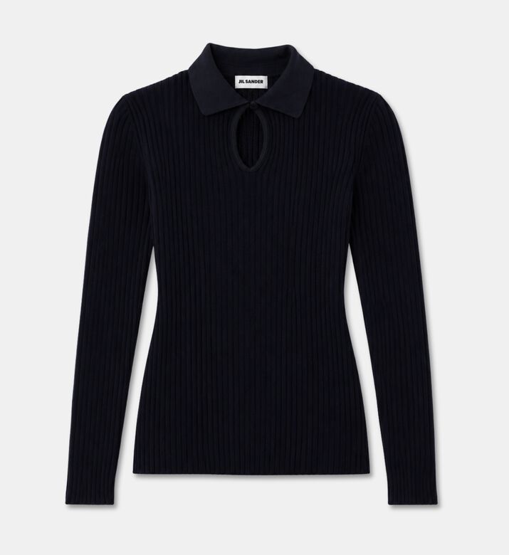 Jil Sander Long-sleeve Polo Shirt, Packshot View