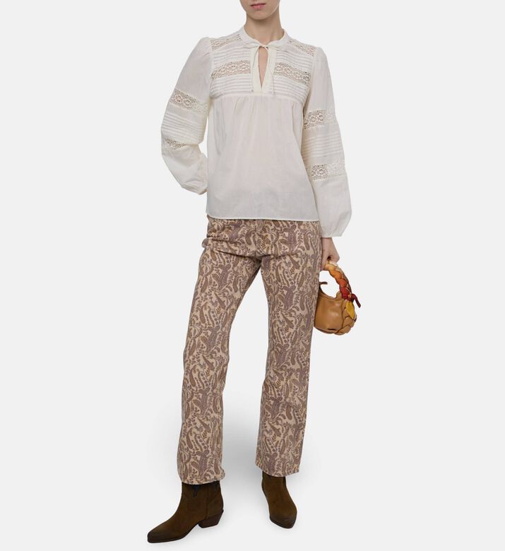 Ba and Sh Top Nami, Taupe, S, Model View