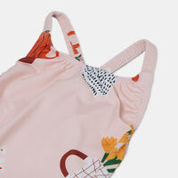 Girl Printed Criss Cross Swimsuit