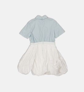 La Mia Bambina Short-sleeve Shirt Pleated Dress, Packshot View