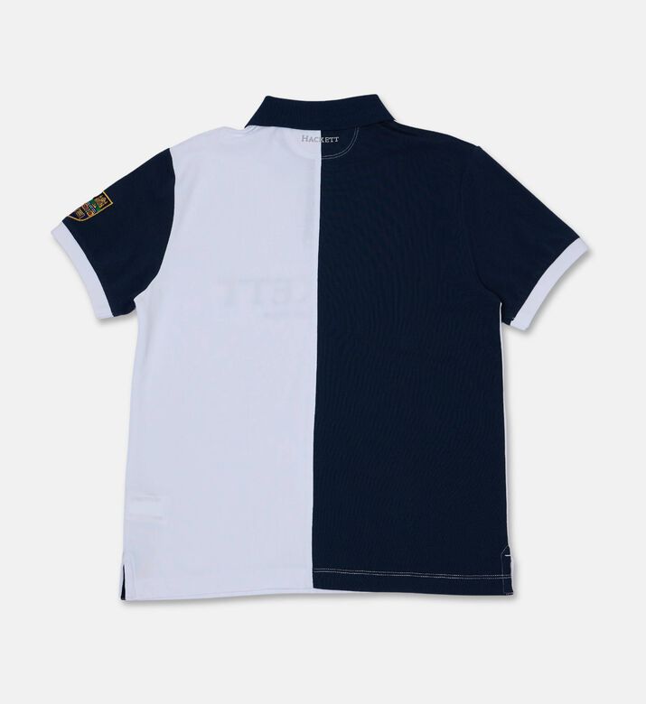 Hackett London Two-tone Logo-embroidery Polo Shirt, Packshot View