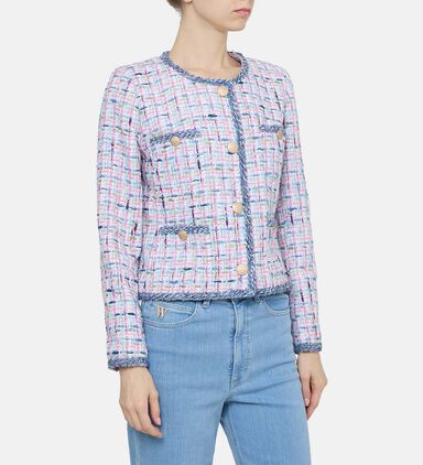 Tweed Long-sleeve Jacket