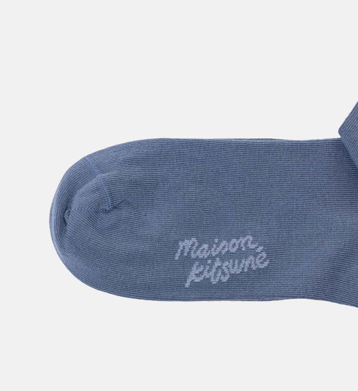 Fox Head-embroidery Socks