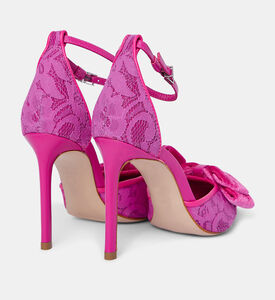 Flavia Bow Lace High Heel Pumps