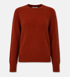 Galeries Lafayette Classic Cashmere Sweater, Orange, L, Packshot View