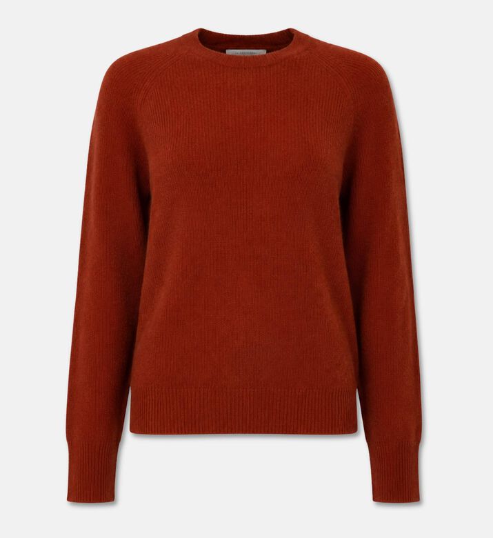 Galeries Lafayette Classic Cashmere Sweater, Orange, L, Packshot View