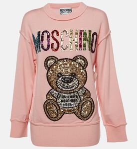 Moschino Moschino Wool Embellished Teddy Bear Sweater, Packshot View