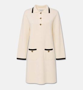 Luisa Spagnoli Trim-detail Knit Polo Dress, Packshot View