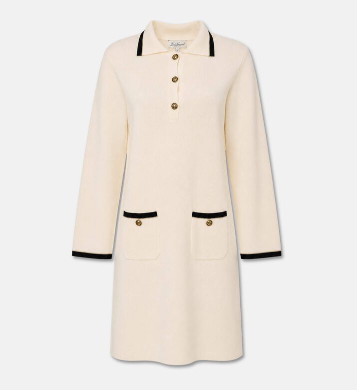 Luisa Spagnoli Trim-detail Knit Polo Dress, Packshot View