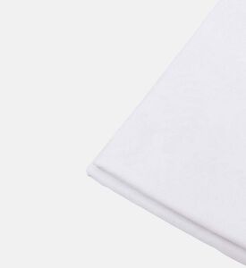 Jacquard Vegetal Mood Cotton Tablecloth, White, 150x220-cm, Packshot View
