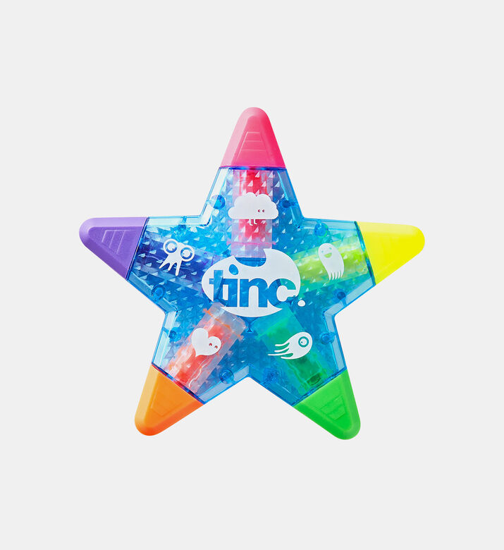 Star-shaped Multi Color Highlighter Pen
