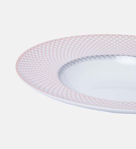 طبق شوربة بورسلين بحواف مايا