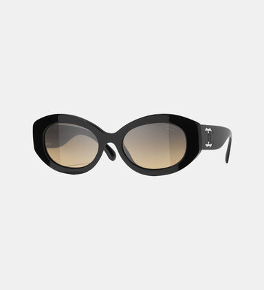 Cut-out Oval Sunglasses