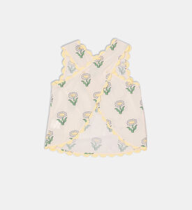 All-over Daisy Print Top