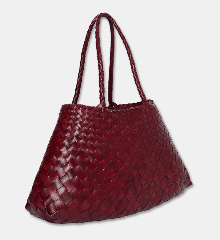 Dragon Diffusion Santa Croce Big Leather Bag, Burgundy, Packshot View