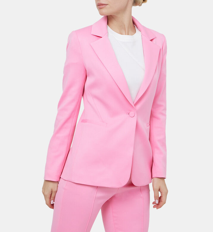 Macey Slit Sleeve Fitted Blazer