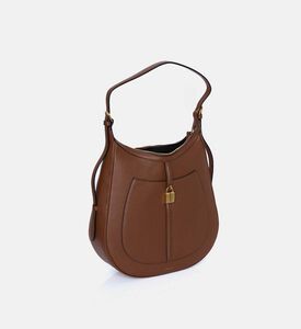 Leather Oversized Crescent Bag