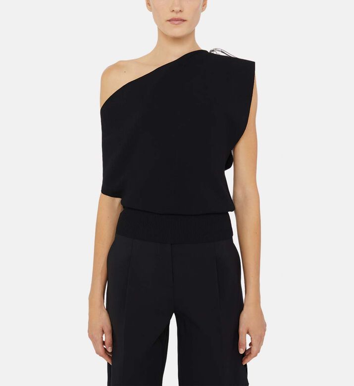 Knit Off-shoulder Sleeveless Top