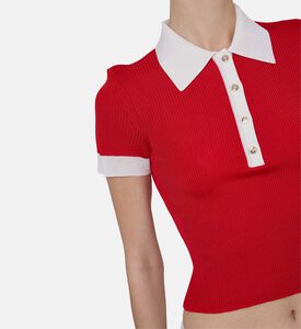 قميص مارثا بولو قصير الأكمام