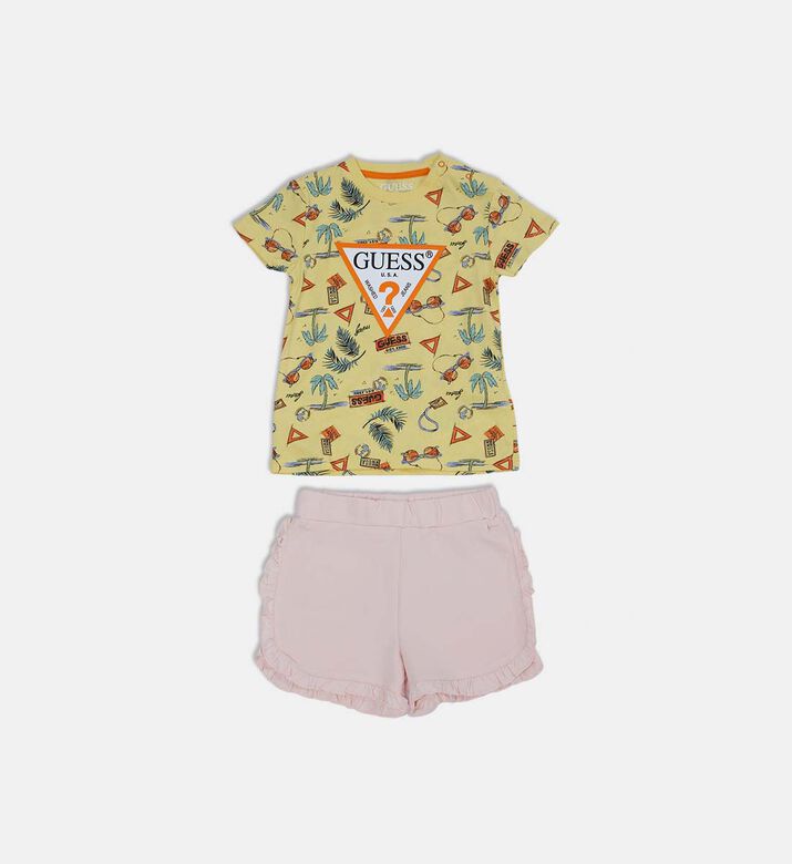 All-over Logo-print Regular-fit Set