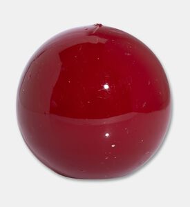 Graziani Round Paraffin Wick Candle, Burgundy, 8-cm, Packshot View