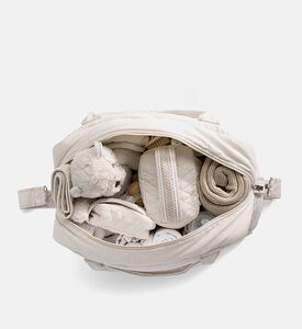 حقيبة يد للحفاضات بتصميم هندسي