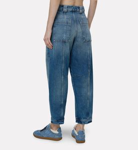 Closed Patch-pocket Cropped Jeans, Model View