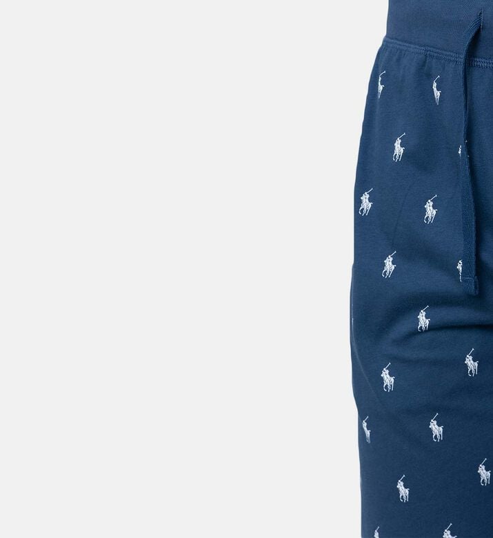 Jersey Printed Slim Sleep Shorts Jersey Printed Slim Sleep Shorts