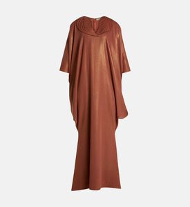 قفطان سلمى بقصّة منسدلة بتصميم أوراق شجر