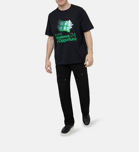 Windows Cotton Printed T-shirt