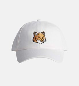 Fox-embroidery Curved Hem Cap