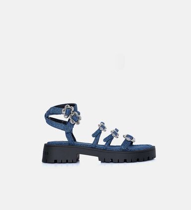 The Kiki Denim Gladiator Sandals