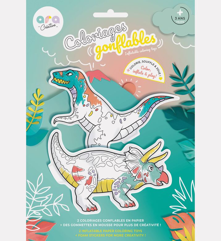 Ara creative Inflatable Coloring Dinos, Packshot View