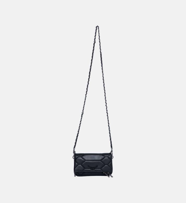 Rock Nano Quilted Leather Clutch
