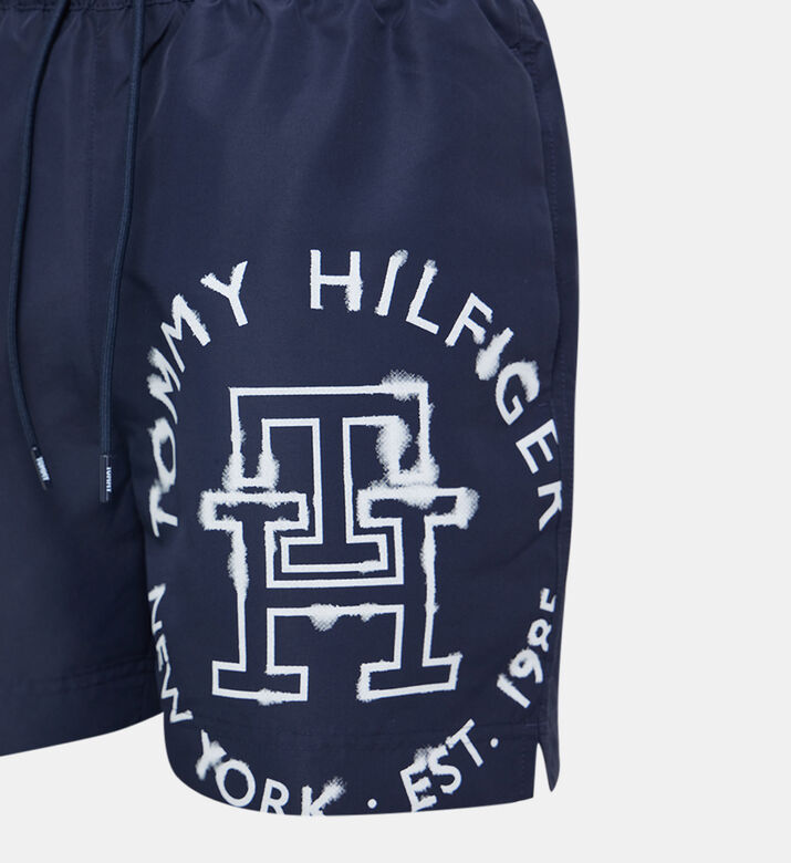 Crafted Logo Mid-length Swim Shorts Crafted Logo Mid-length Swim Shorts