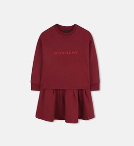 فستان صوف بطيات في الأسفل