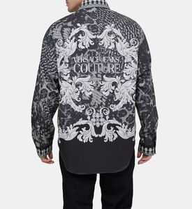 قميص بطبعة باروك حيوانية