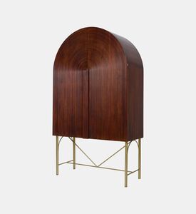 Home Deco and More Pillar Mango Wood Cabinet, Packshot View