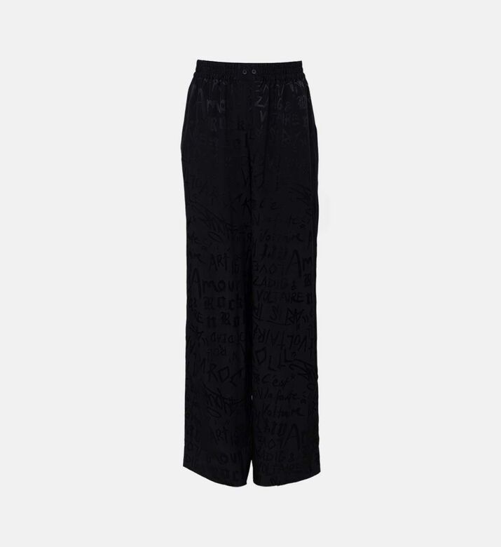 Pin Jacquard Pants