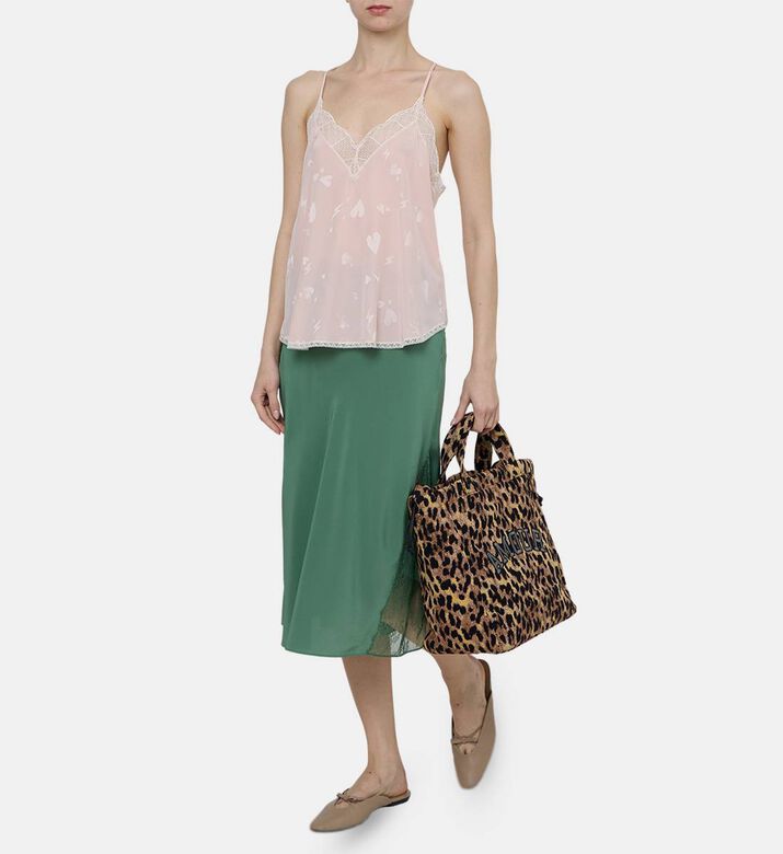 تنورة جايلا متوسطة الطول بخصر متوسط