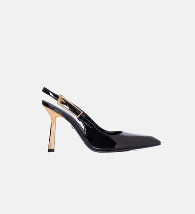 Patent Leather Slingback Pumps