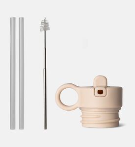 زجاجة مياه فولاذ مقاوم للصدأ مزينة بأزهار