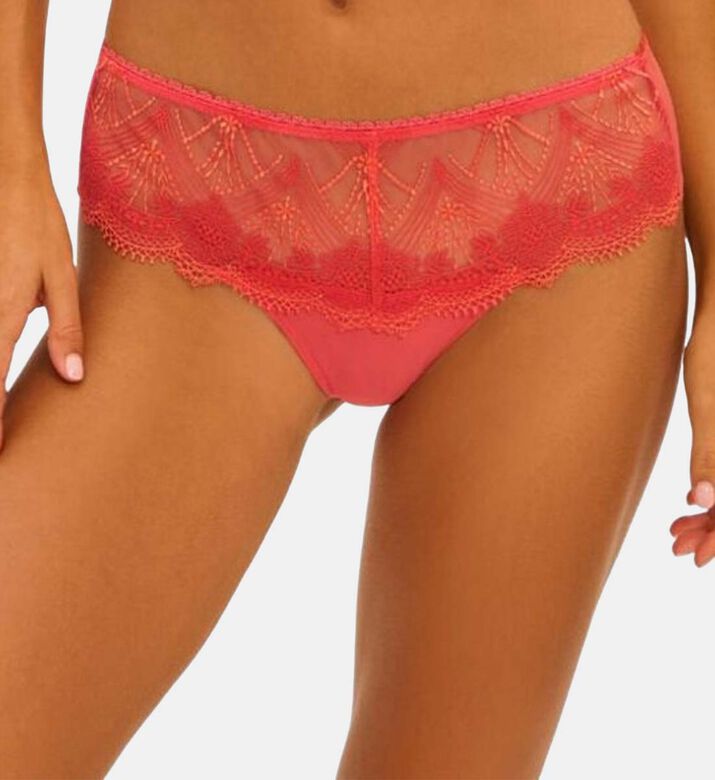 Embroidered Mid-rise Shorty