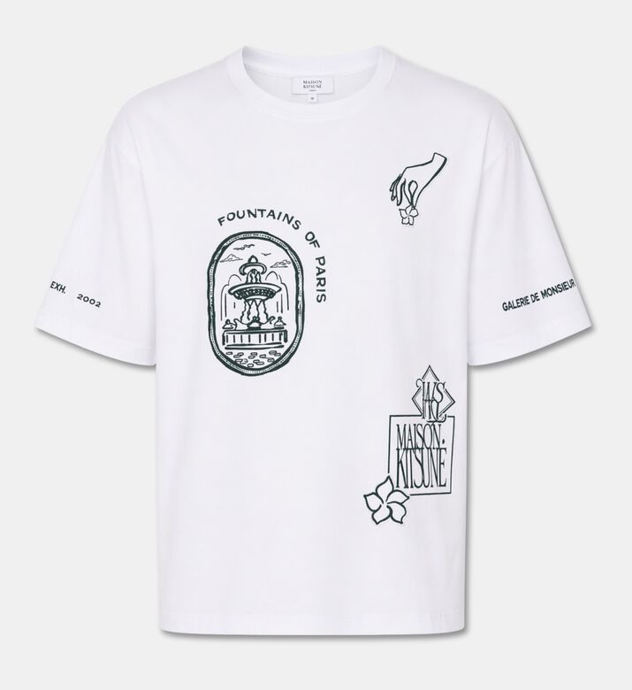 Maison Kitsune Graphic Prints Oversized T-shirt, Packshot View