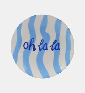 Ceramic Graphic Design Round Plate