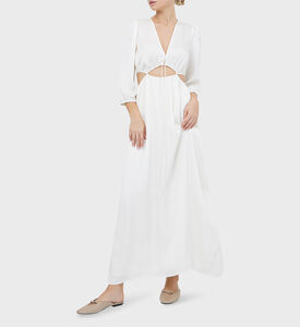 Kanel Cut-out Detail Midi Dress