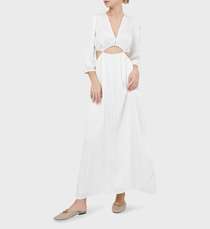 Kanel Cut-out Detail Midi Dress