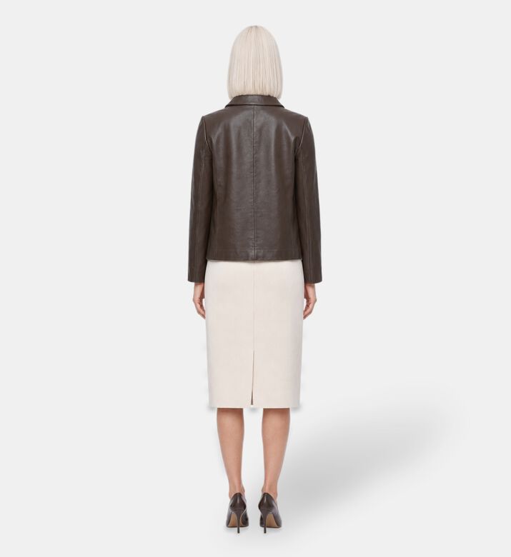 Ba&sh Milos Peter Pan Collar Jacket, Model View